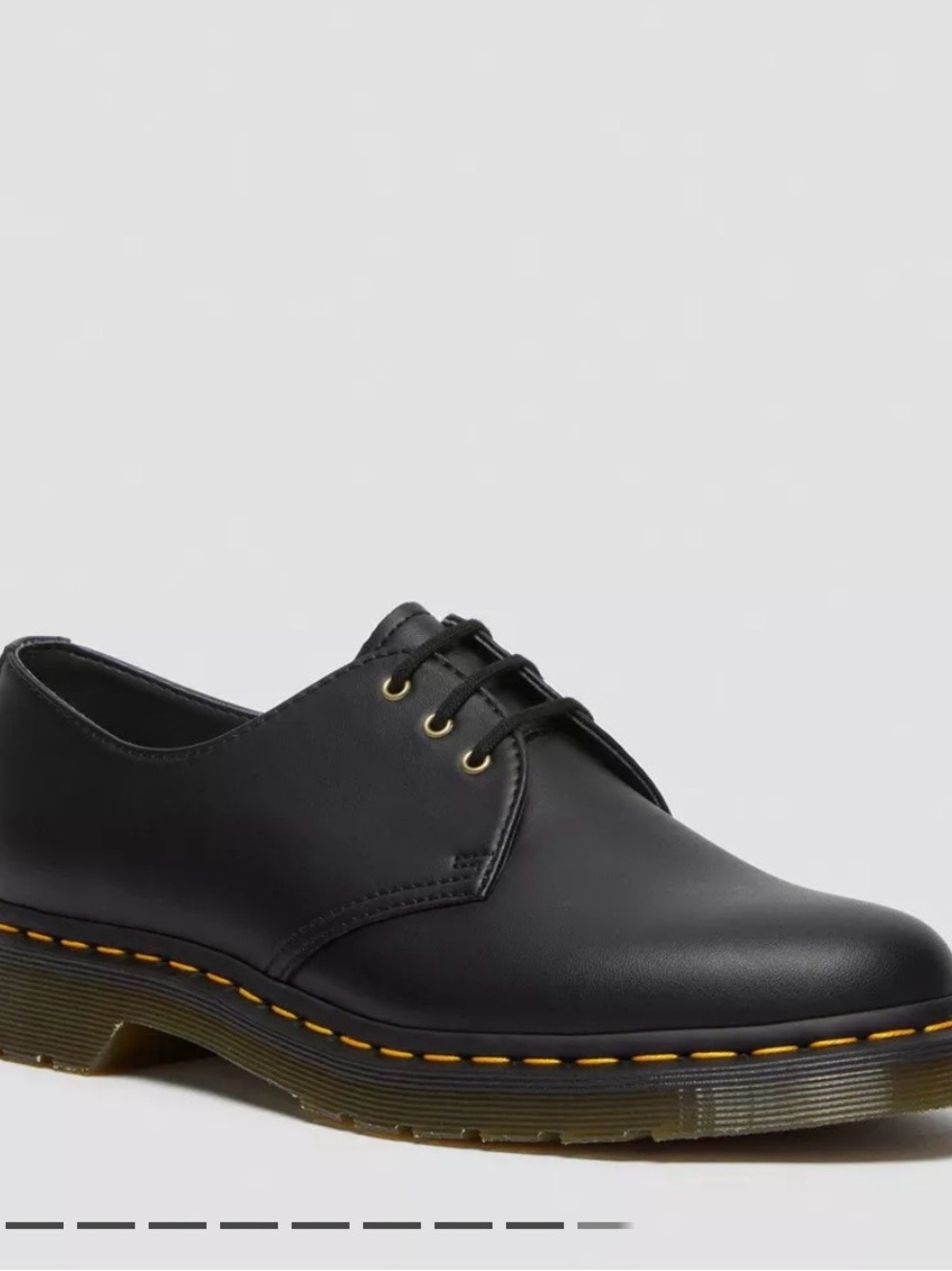 Dr. Martens 1461 3-Eye Black Vegan Oxford Shoes Black 8 Women's 7 Men's Unisex